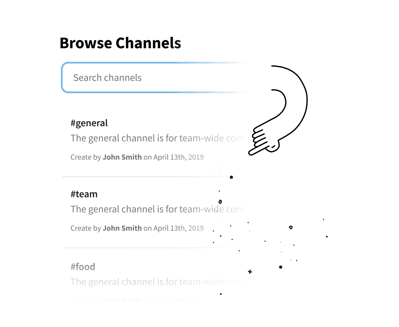 Choose a channel for your bot